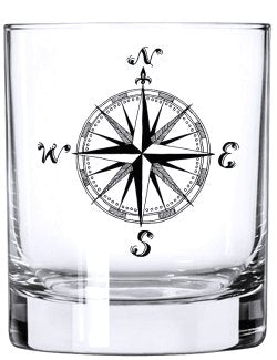 Nautical Flag Highball Glasses, Set of 4