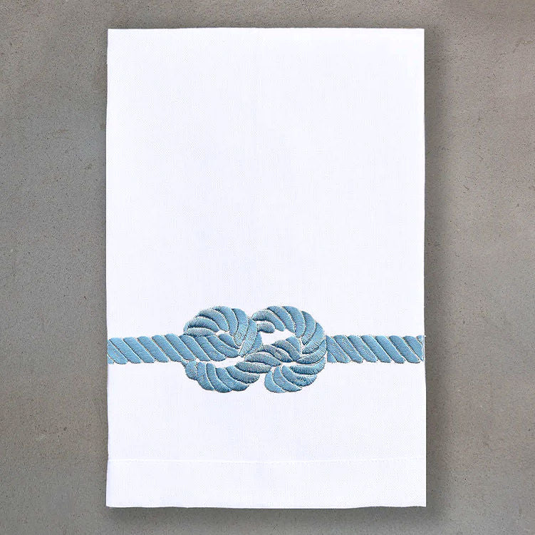 Nautical Knot Linen Hand Towels