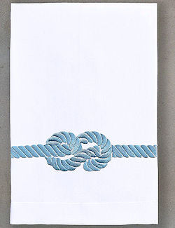 Nautical Knot Linen Hand Towels