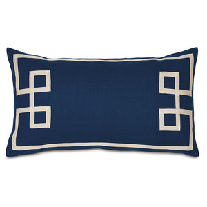 Indigo Isle Fret Appliqué Bedding Collection