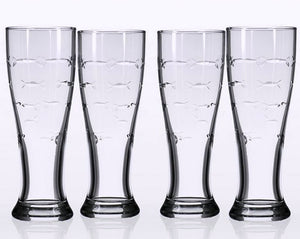 Etched Fish Coastal Barware/Stemware Collection