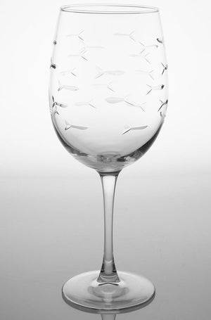 Etched Fish Glassware Sets