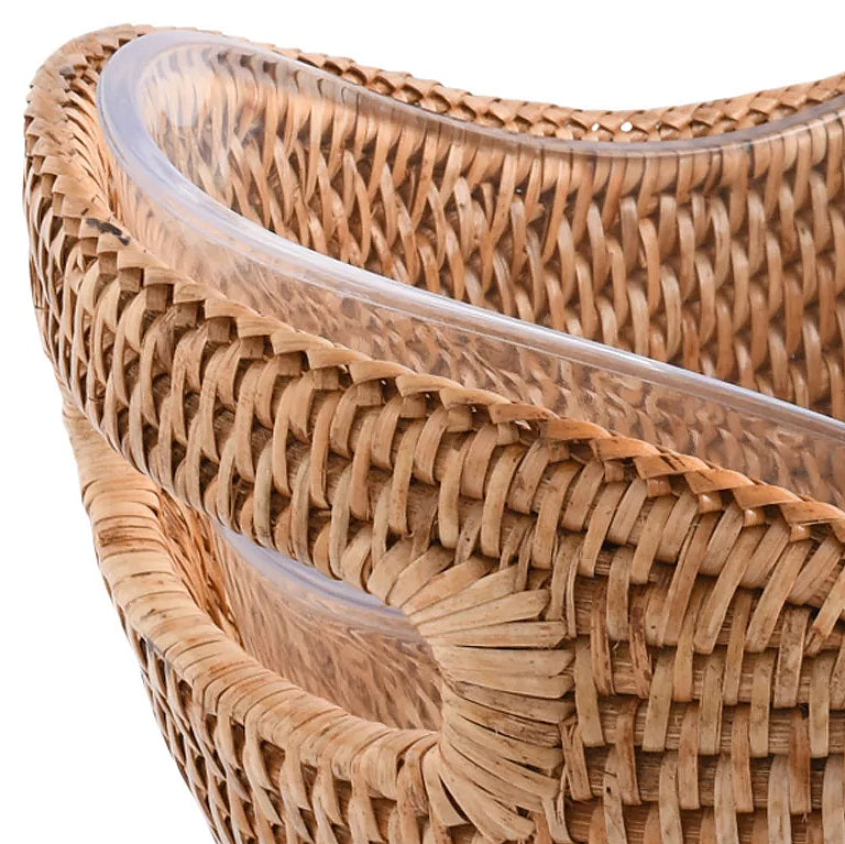 Windjammer Wicker Collection Wine/Champagne Basket - Nautical Luxuries