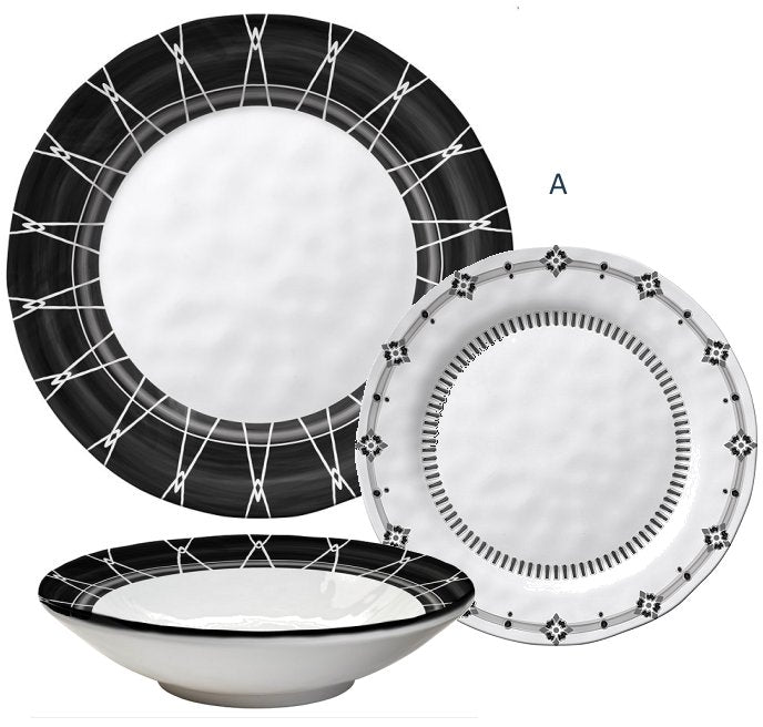 Go Formal Melamine Dinnerware & Serving Platter Sets