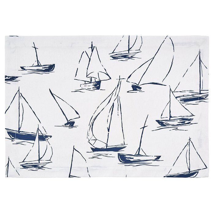 Sailboat Sketches Placemat/Napkin Set