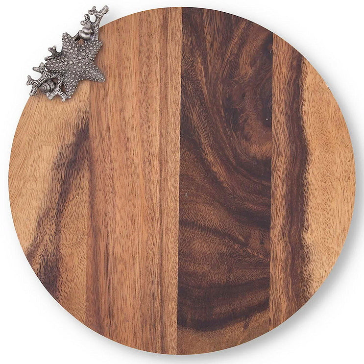 Reef Starfish Acacia Wood Cheese Board