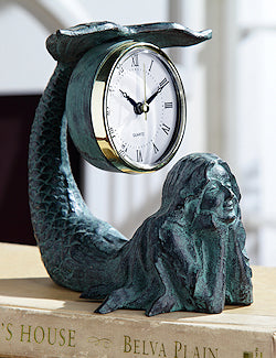 Mermaid Daydreams Table Clock