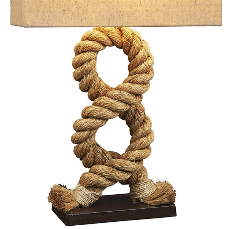 Dockline Figure Eight Table Lamp - Nautical Luxuries