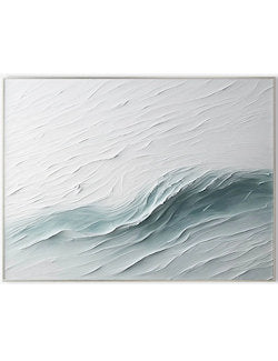 Coastal Abstracts: Blue Ocean Swells - Nautical Luxuries