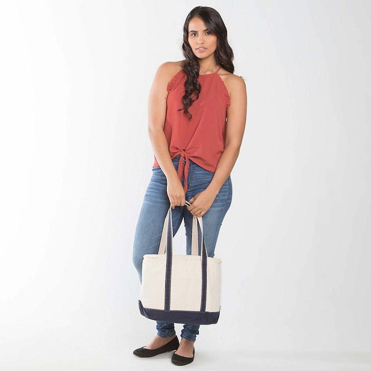 Classic Canvas Cooler Boat Tote