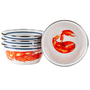 Red Lobster Porcelain Enamelware Dinnerware