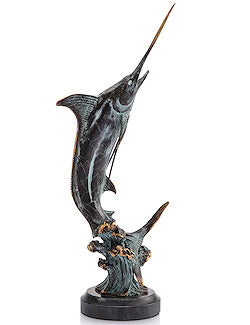 Bluewater Marlin Tabletop Sculpture