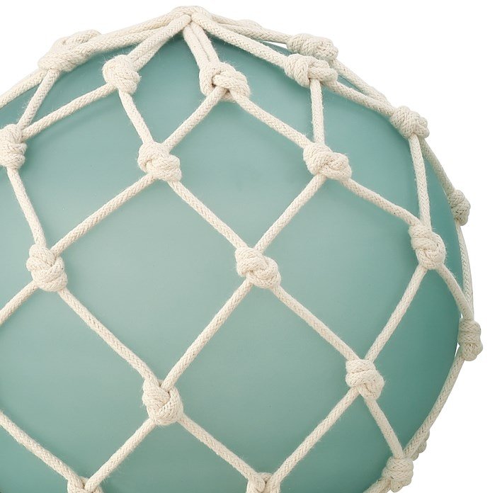 Glass Float in Blue Net
