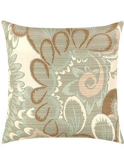 Floral Wave Sunbrella® Outdoor Pillows | Nautical Luxuries