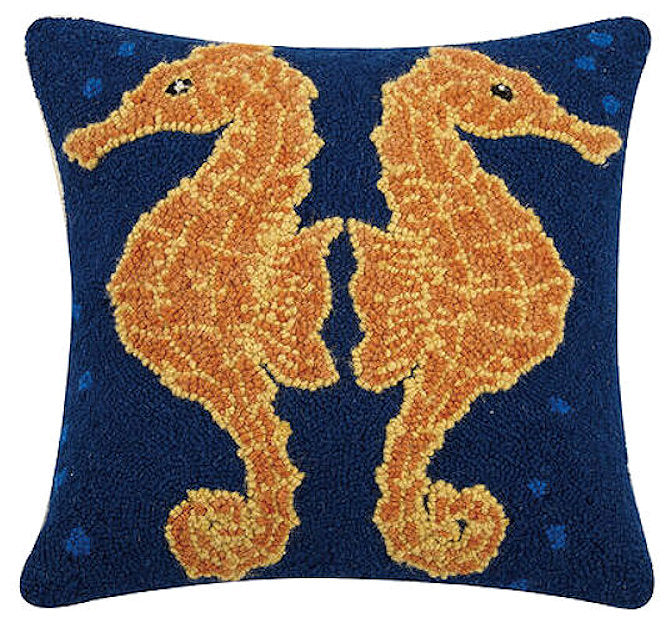 Hand-Hooked Animal Pillows
