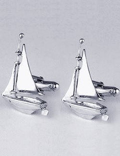 Sailing deals boat cufflinks