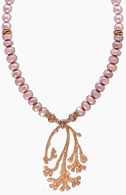 Natural Coral Branches Necklace - Intini Jewels